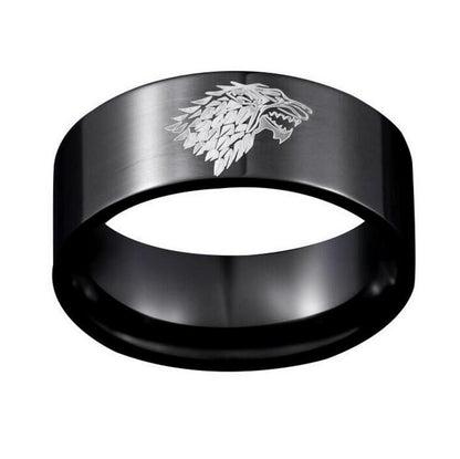 Film and Game Rings in Titanium Steel