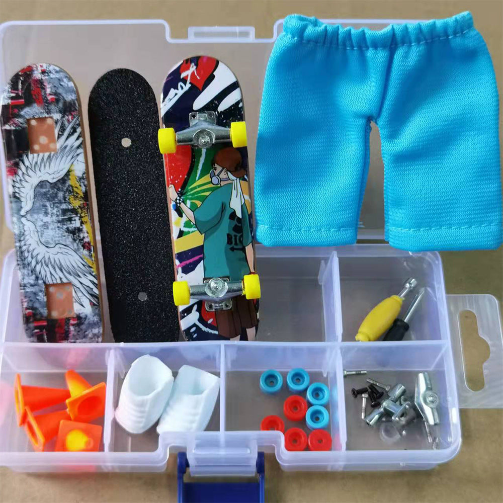 Finger Skateboard DIY Set with Tools and Accessories