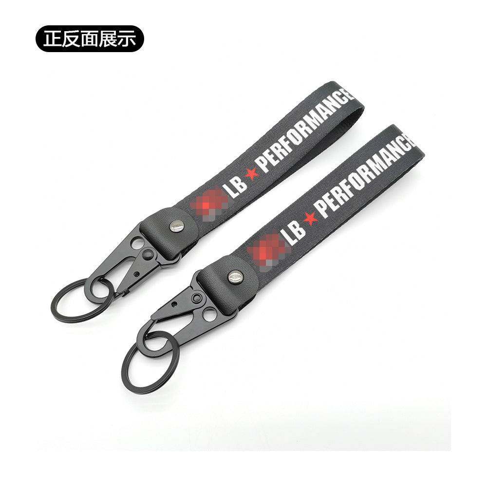 JDM Culture Keychain Wrist Strap with Digital Print 19.5cm x 2.5cm