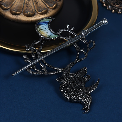 Wolf Moon Vintage Hair Pin (One Piece)