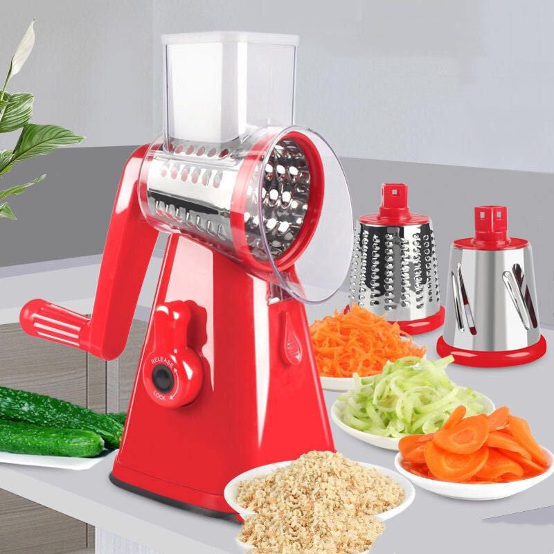Multi-Functional Hand Drum Vegetable Cutter Slicer kitchen hardware