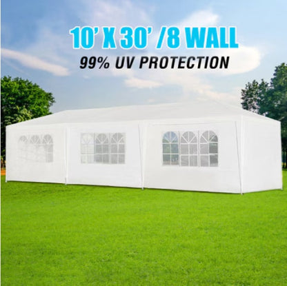 10x30 ft Spacious, Weatherproof Party Tent wedding storage shelter