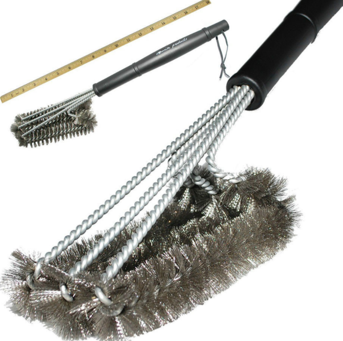 Barbecue BBQ Brush Steel Wire Grill Cleaning Brush