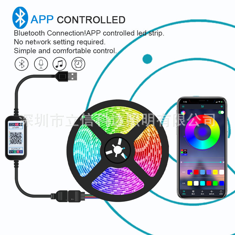 TV Backlight LED Strip with Bluetooth App Control