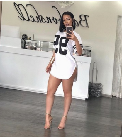 Fashionable Sexy Digital Print Mini Dress woman women date couple party night clubbing