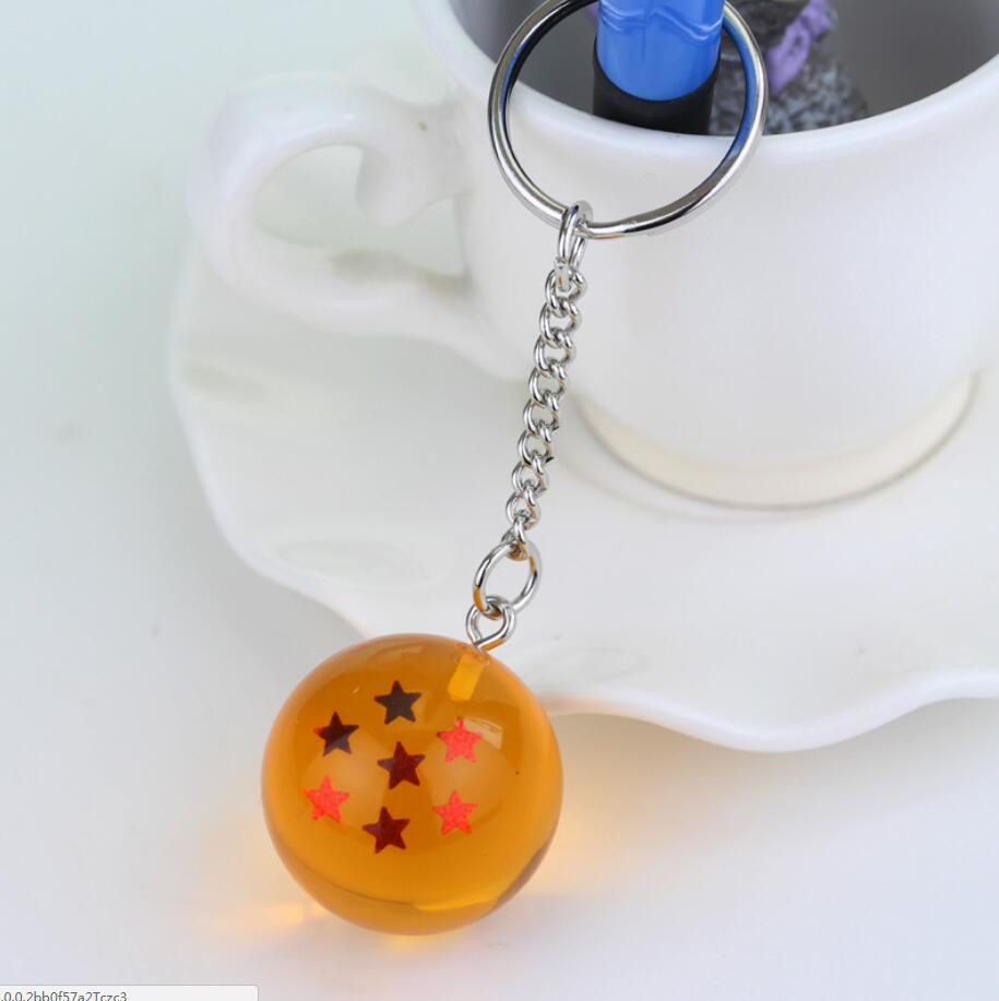 Dragon Ball Keychain Creative Pendant 1-7 dragon Star Balls