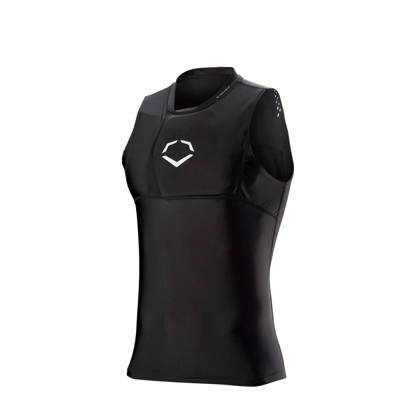 EvoShield Adult NOCSAE® Protective Chest Guard Shirt - Adult Medium Black
