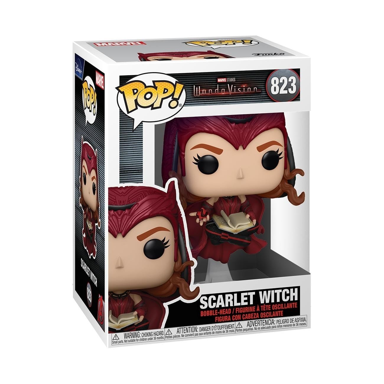 Funko Pop! Marvel: WandaVision – Scarlet Witch - Vinyl-Sammelfigur - Geschenkidee - Offizielle Handelswaren - Spielzeug Für Kinder und Erwachsene - TV Fans - Modellfigur Für Sammler und Display