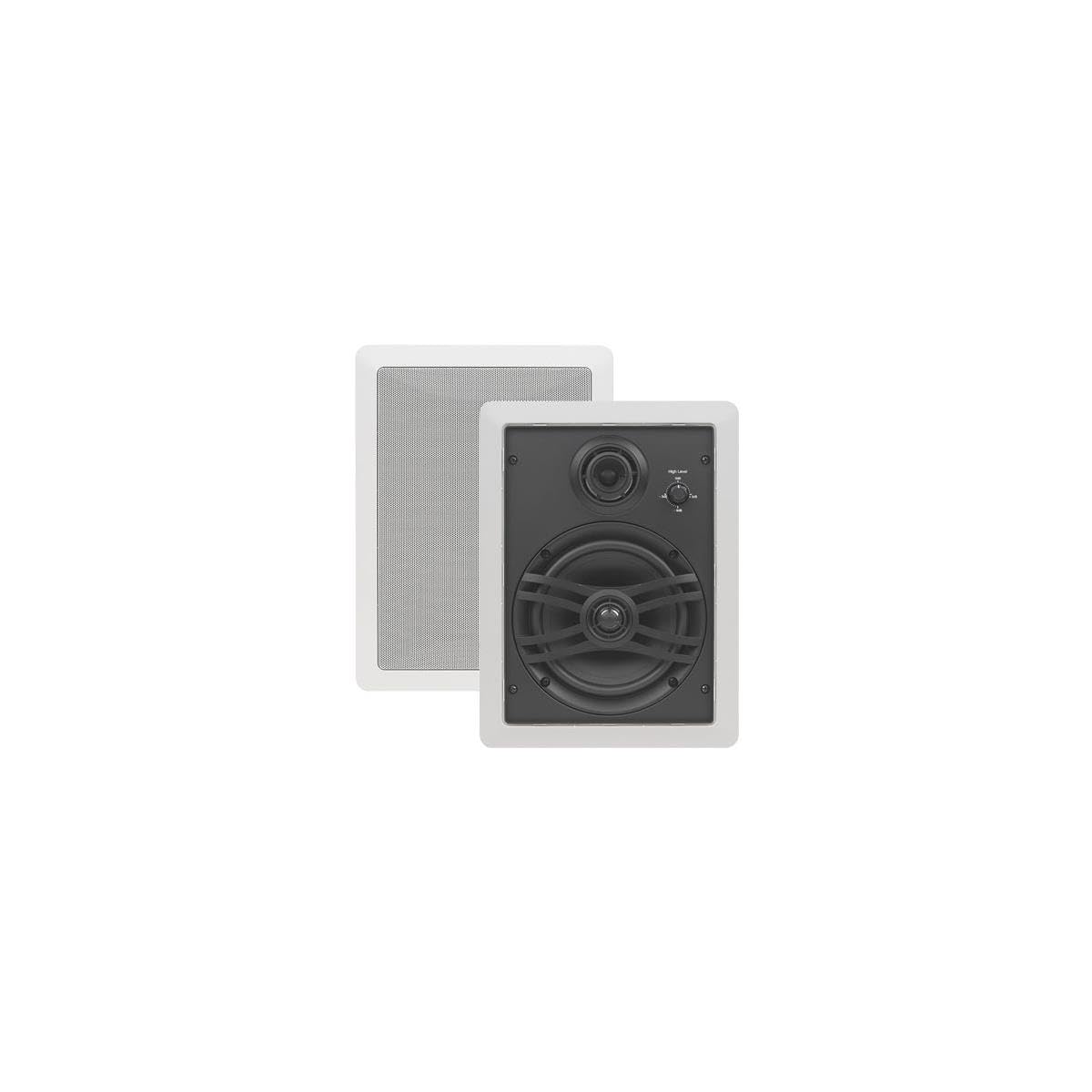 Yamaha NS-IW470 3-Way In-Wall Speaker For Custom Install (White Pair) 6"