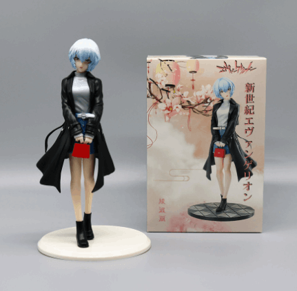 EVANGELION REI AYANAMI RED ROUGE Anime Figurine Model Display Piece
