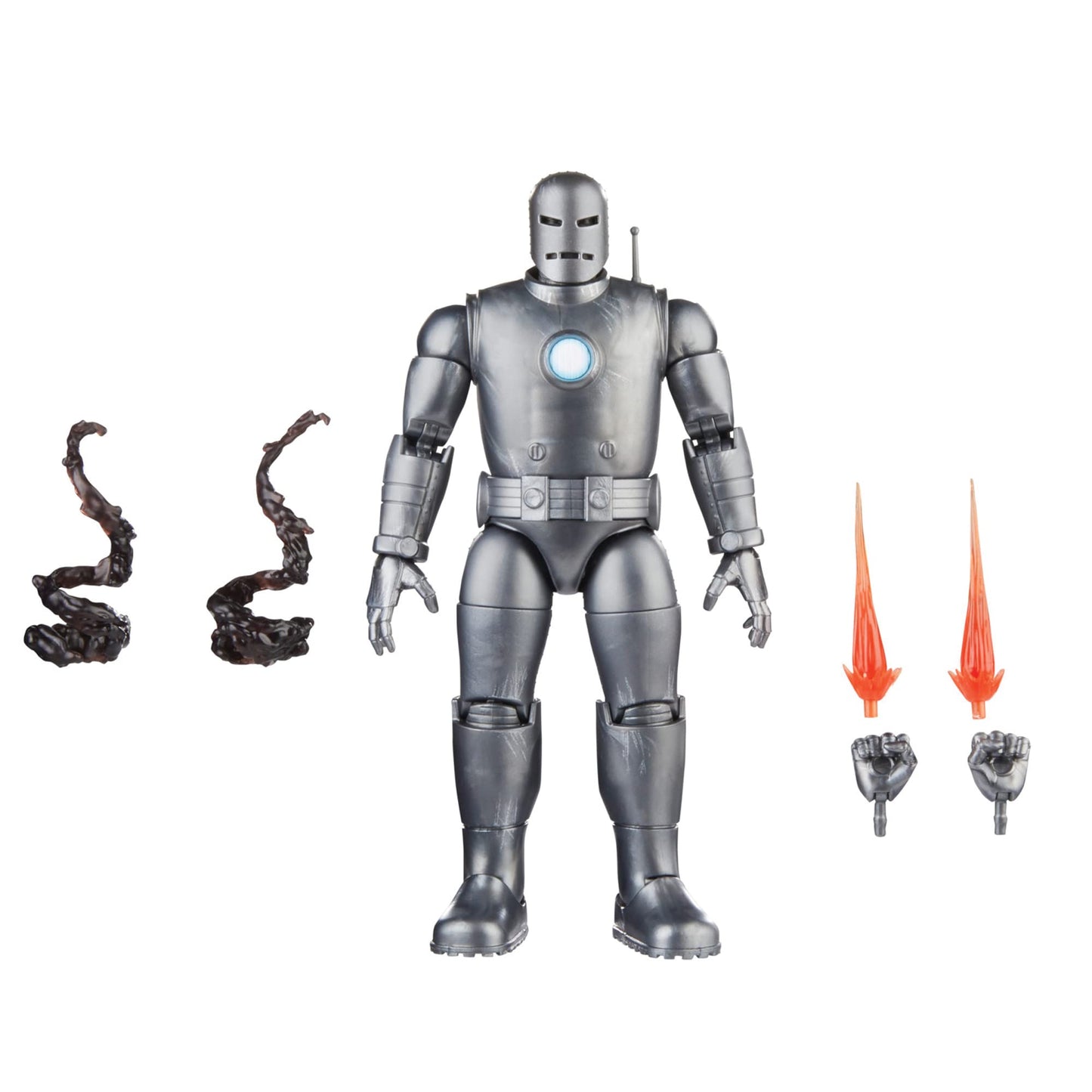 Marvel Legends Series Iron Man (Model 01) Avengers 60th Anniversary Collectible 6-Inch Action Figure 6 Accessories
