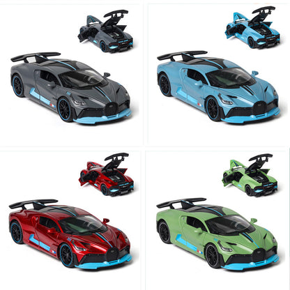 1:32 Bugatti Die-Cast Racing Car Model with Sound & Light