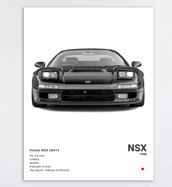 McLaren P1 Porsche 911 992 M3 NSX DEMON Poster Decoration Art (One Piece)