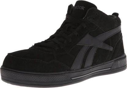 Reebok Work Mens Dayod Safety Toe Skateboard Work Shoe Black 9 M US