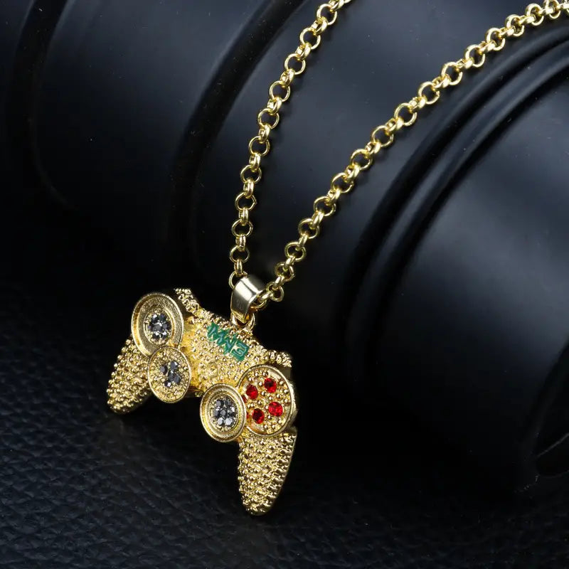 Trendy Playstation Game Console controller Pendant Necklace Jewelry