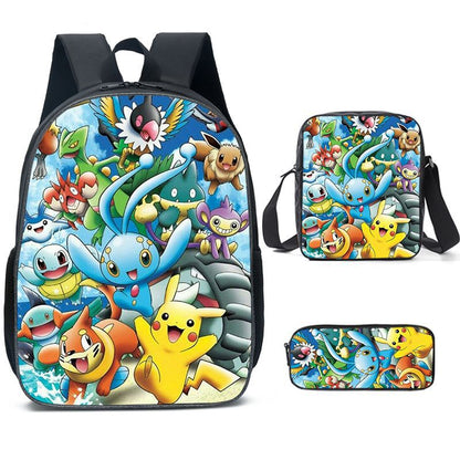 Pokemon Backpack school bag for Student