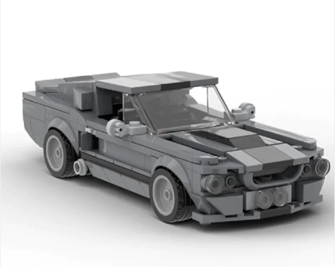 Brick Car Toy Set Mustang