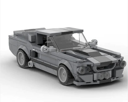 Brick Car Toy Set Mustang