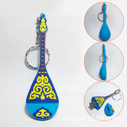Cartoon 64GB USB Drive - Violin, Guitar, Microphone