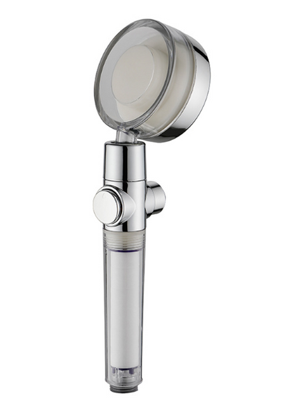 LED Light high pressure Handheld Shower Head gift Temperature sensing
