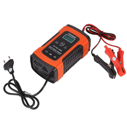 12V Intelligent Universal Battery Charger for Cars Bikes