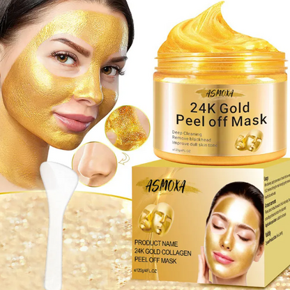 24K Gold Blackhead Removal Mask Deep Cleaning