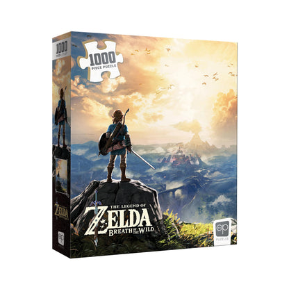 USAOPOLY The Legend of Zelda Breath of The Wild 1000 Piece Jigsaw Puzzle | Collectible Puzzle Featuring Link from The Legend of Zelda Video Game | Officially Licensed Nintendo Merchandise