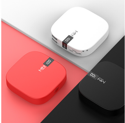 Mini Power Bank 10000mAh Ultra-Slim Fast Charge LCD display