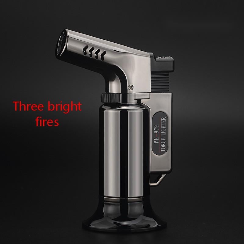 Anti wind gas Lighter multi colors camping outdoor fire torch
