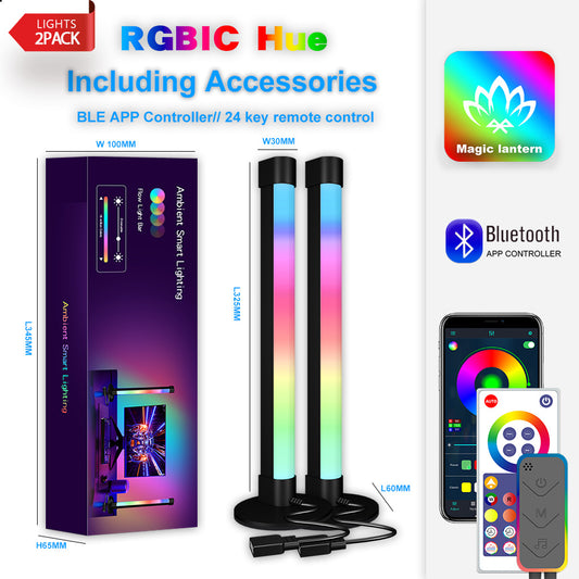 RGB Ambient Music Sync Light for Desktop & Bedside with RC