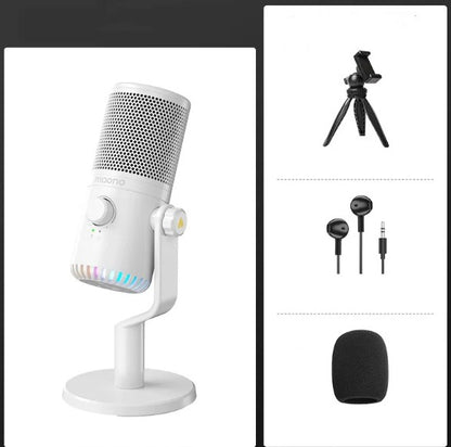 Esports Microphone for Desktop Gaming RGB Light