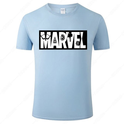 Marvel Printed Cotton Men's T-Shirt - Fashionable Street Style