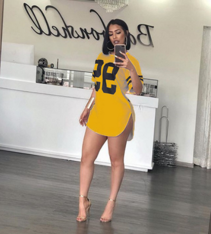 Fashionable Sexy Digital Print Mini Dress woman women date couple party night clubbing