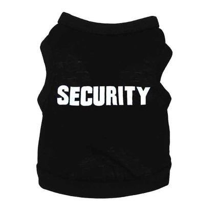 New Spring and Summer Dog Vest T-Shirt security dog