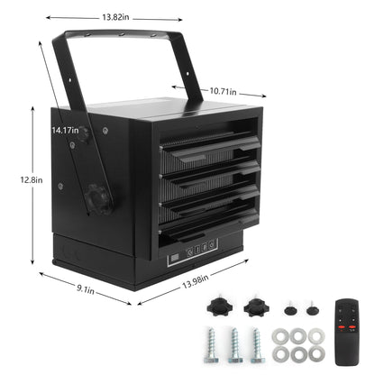 Metal Garage Heater 8500w with rc