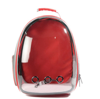Transparent Case Cat Pet Carrier Travel Bag PC and Oxford clothing 33 x 28 x 44 cm