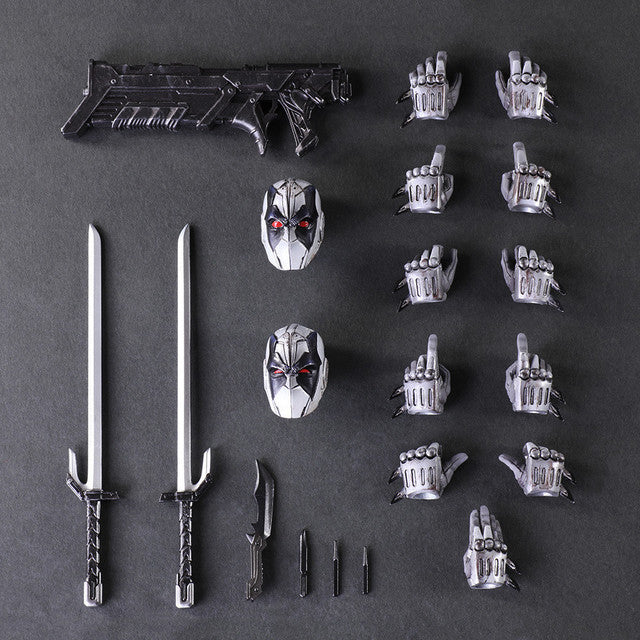 Marvel Deadpool Gray Articulated Action Figure