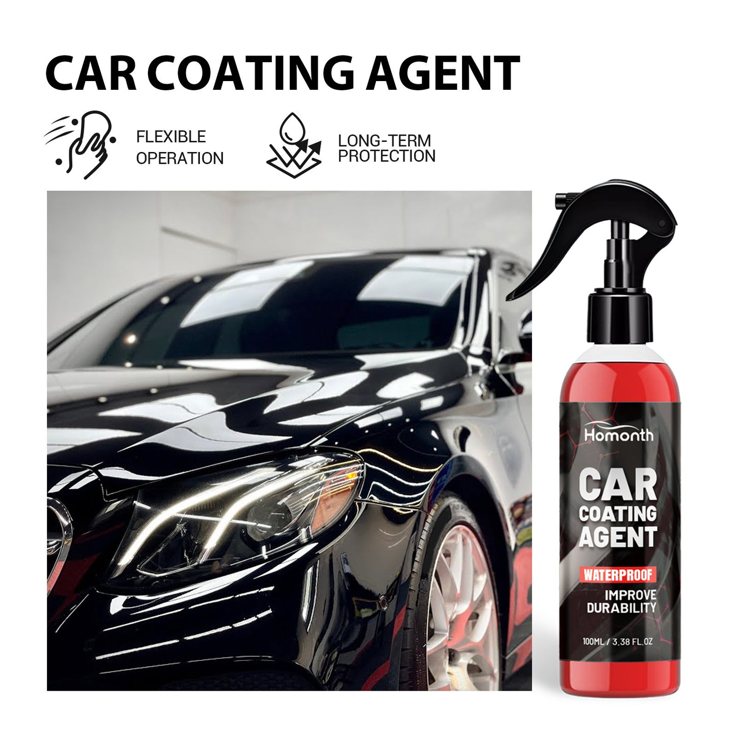 Homonth Car Coating Agent for Paint Restoration Spray