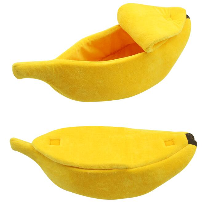 Banana Cozy Pet Bed dog cat