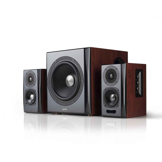 Edifier S350DB Wireless Bluetooth Speaker System Bookshelf Speakers Set 150W RMS Output Connect with Optical/Coaxial/Bluetooth/Dual RCA