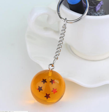 Dragon Ball Keychain Creative Pendant 1-7 dragon Star Balls