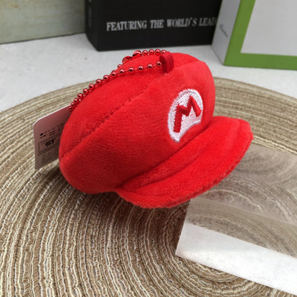 Mario Hat Plush Toy - Super Mario Game Accessory