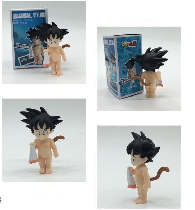 Dragon Ball Kid Goku Bathing Figure Model