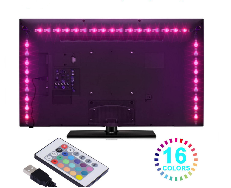 USB LED Strip Lights for TV Background Lighting