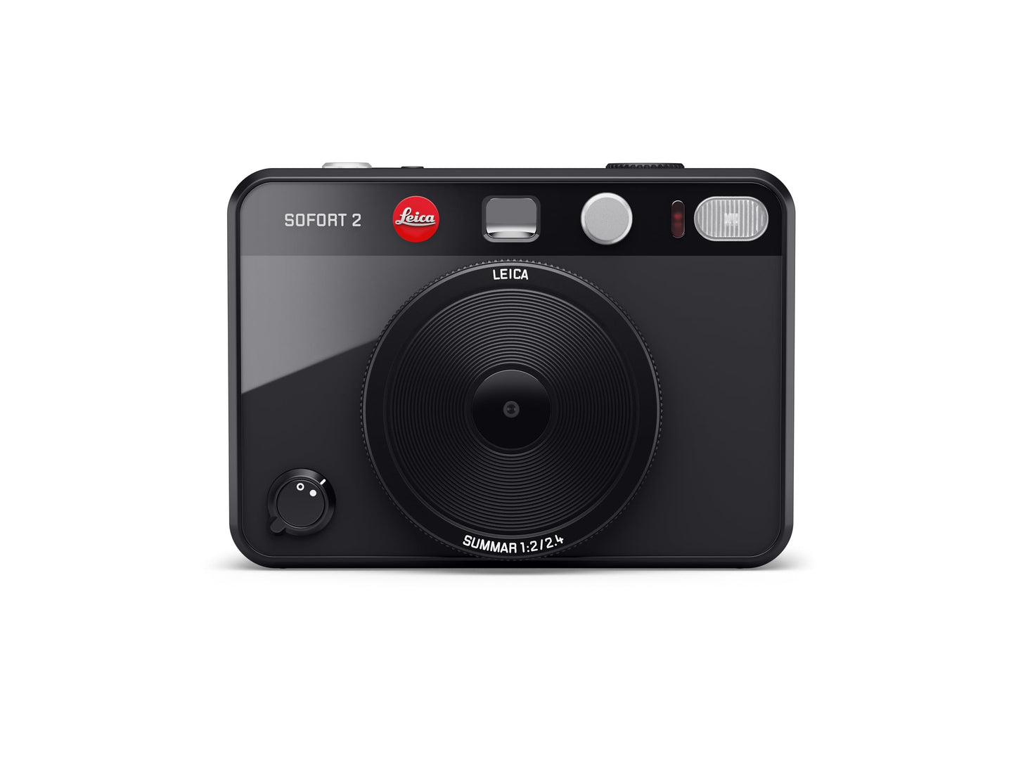 Leica Sofort 2 Digital and Instant Photo Camera with LCD Display Two Shutter Releases 10 Lens Effects and Leica FOTOS App Support (Black)