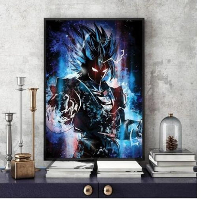 Modern Wall Art - Super Saiyan Dragon Ball Decor
