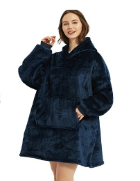 Lazy Pullover TV Blanket, Outdoor Cold Weather Robe