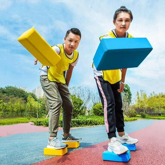 Outdoor Game Props: Colored Bricks & Touching Stones party game