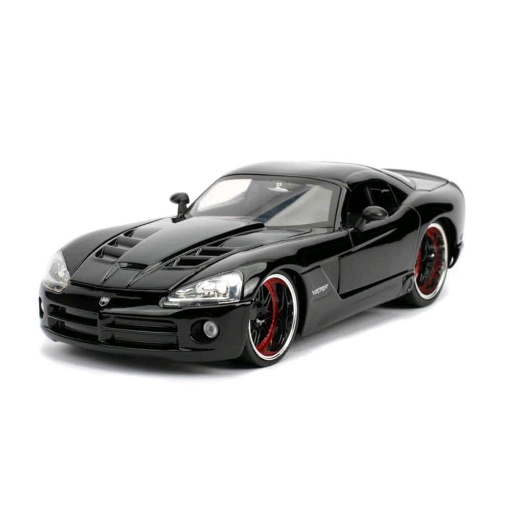 Fast & Furious 1:24 Lettys Dodge Viper SRT10 Die-Cast Car Toys for Kids and AdultsBlack