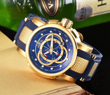 INVICTA Luxury Quartz Watch by Japanese Miyota Citizen quartz movement